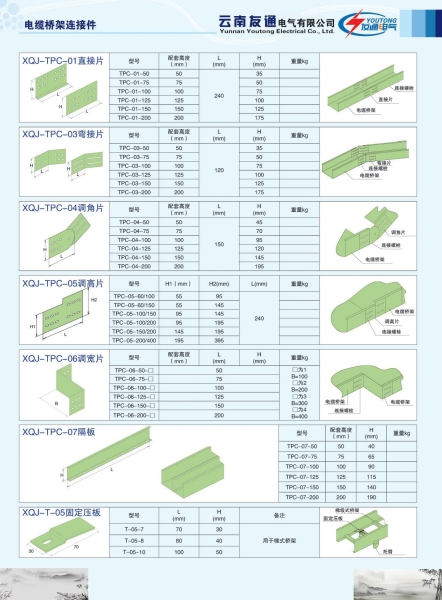 電纜橋架連接件